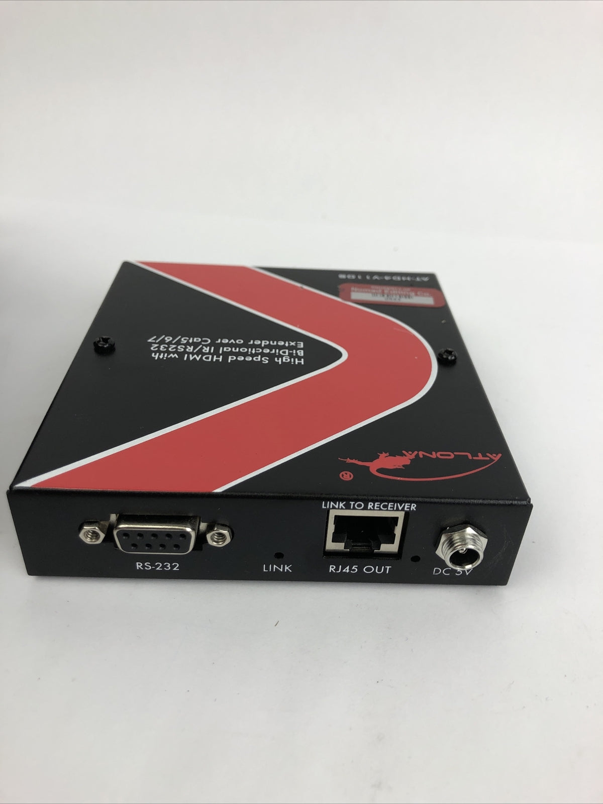Atlona AT-HD4-V110SR-B High Speed HDMI Bi-Directional IR/RS232 Cat5/6/7 LOOK