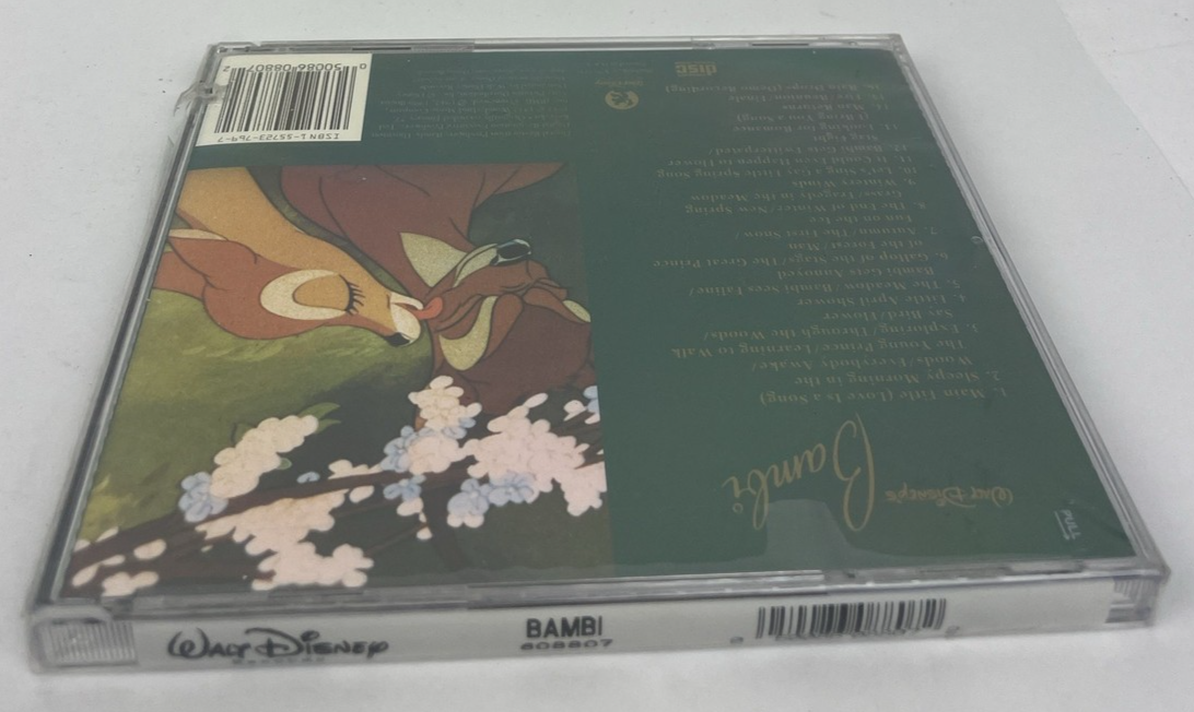 Bambi [Original Motion Picture Soundtrack] Walt Disney Audio CD NEW Promo Copy 1