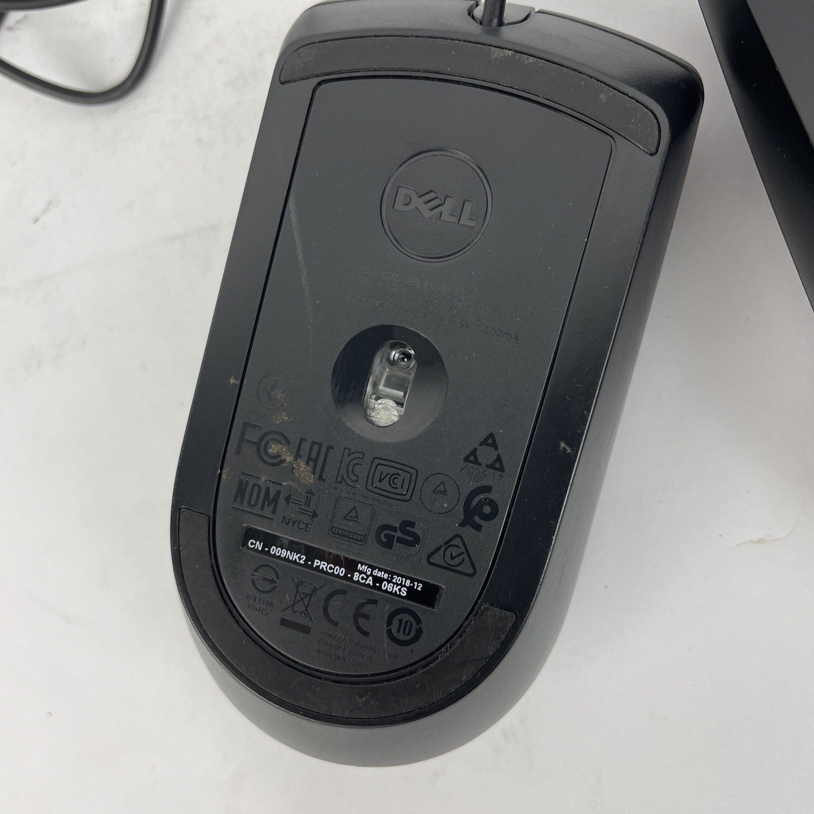 3 x Dell Wired USB Computer Mouse Lot Models - MS116T MS116P MS111L