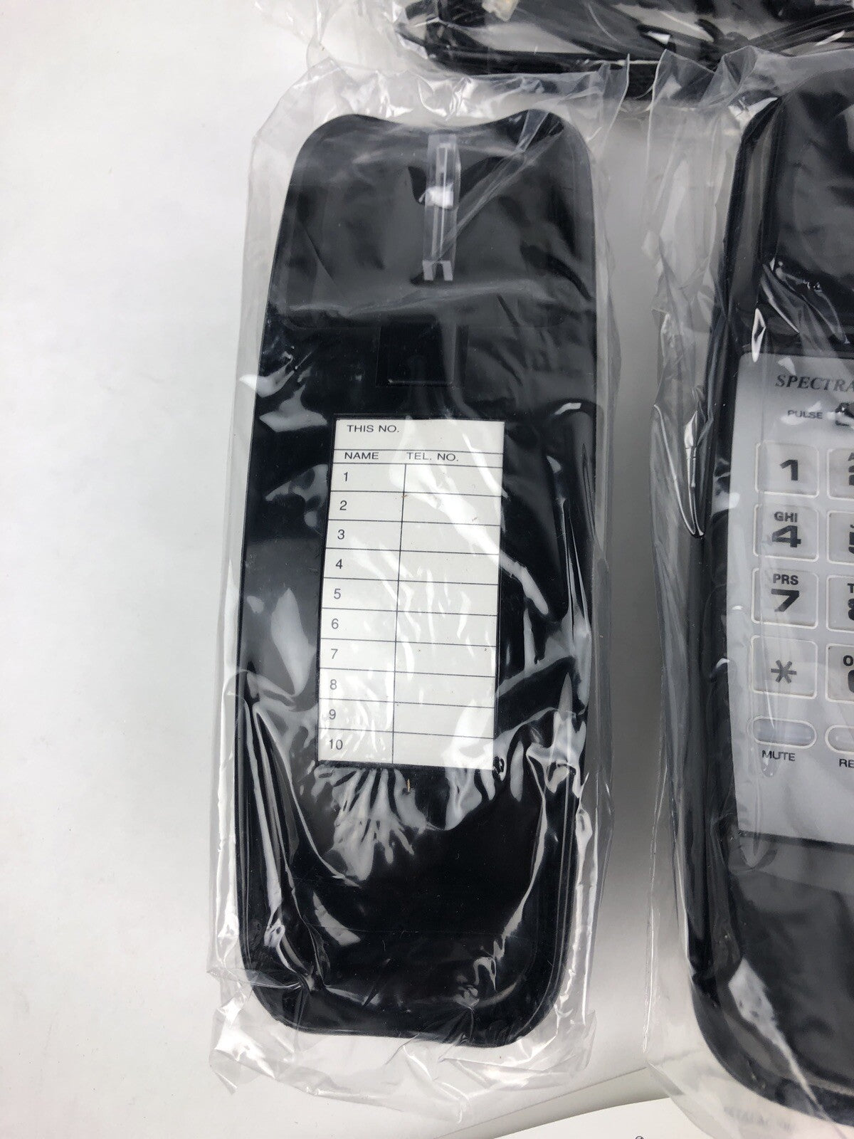 NIB Spectra Trim Phone Land Line High Quality Telephone TL-4 Black - FSTSHP