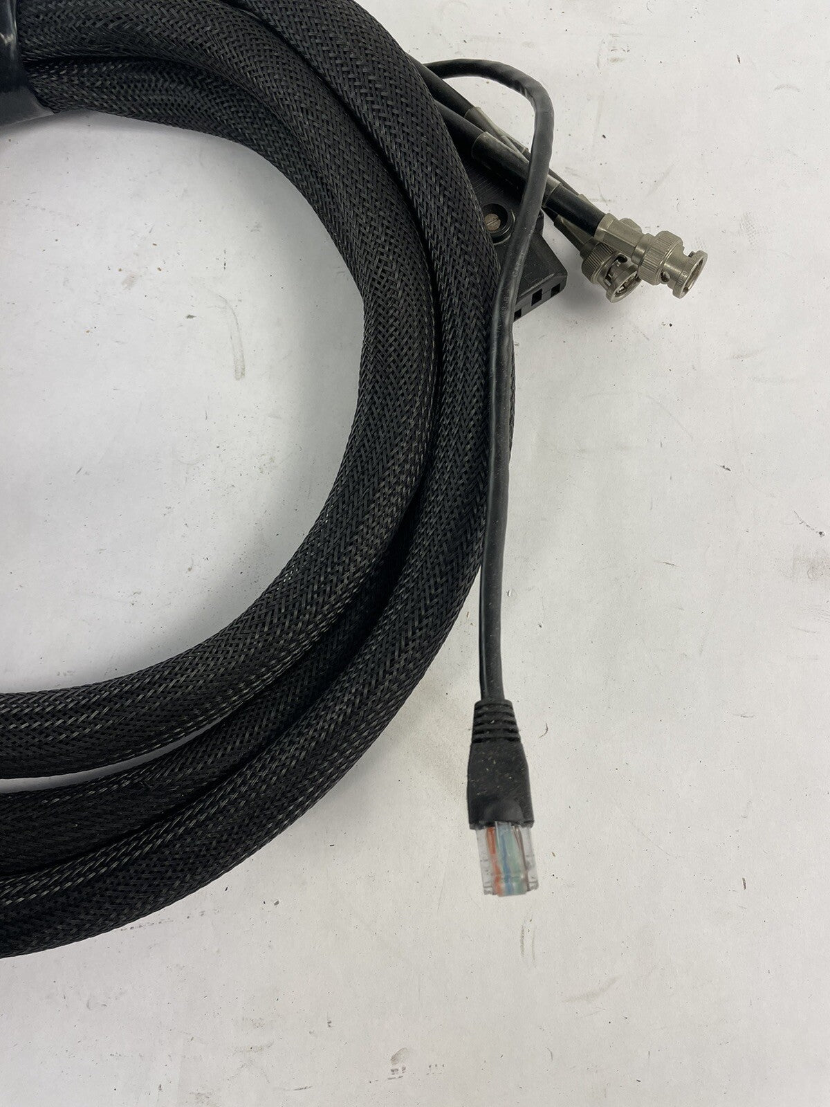 Breakout box Audio Snake 4 inputs Neutrik powerCON 20A EtherCon RJ45 BNC #D3