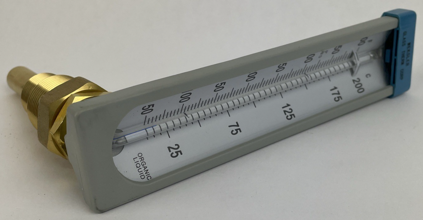 WEKSLER Thermometer Corp. 141GDKS/W3B3 50-400'F 2" STEM Brass Well NSMP