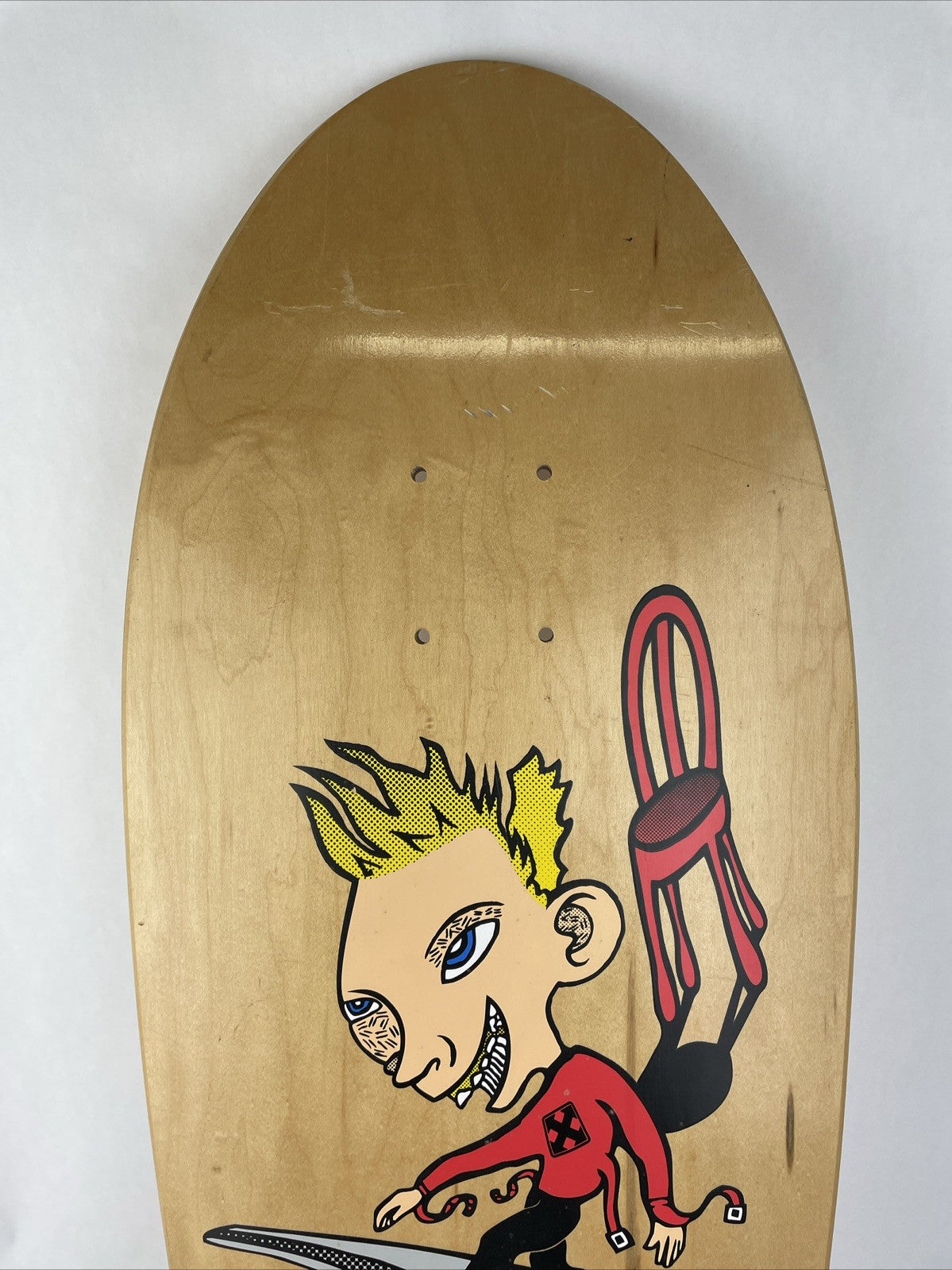 RON ALLEN Original RE-Issue Deck, H-Street Skateboards Made in the USA - Signed