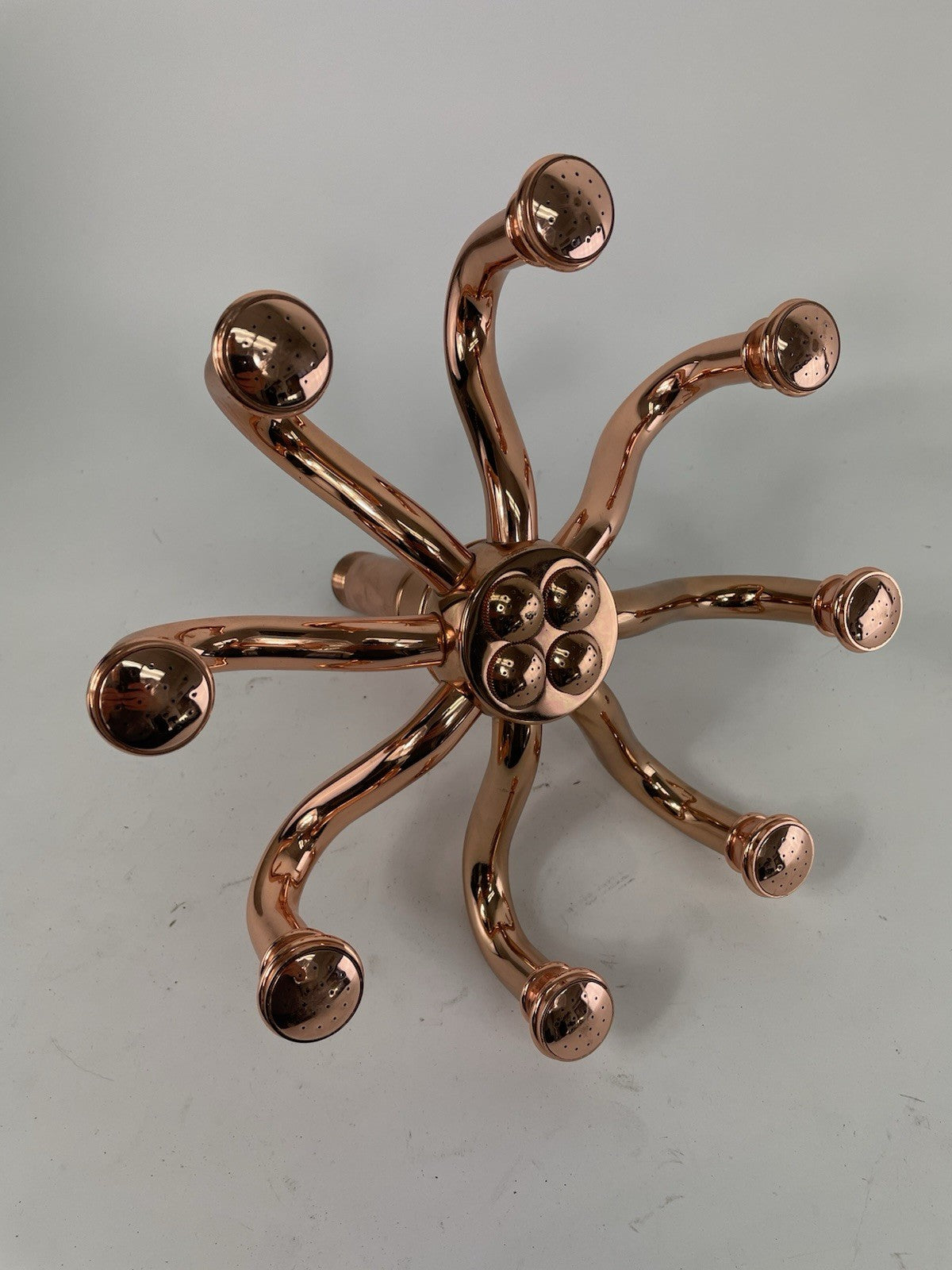 Antique Copper Bathroom Shower Heads Rainfall Overhead Top Shower Sprayer 8 arms