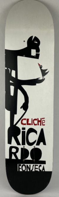 RARE Vintage Cliche Skateboards Manuel Palacios Model Skateboard Deck 7.5" x 31"