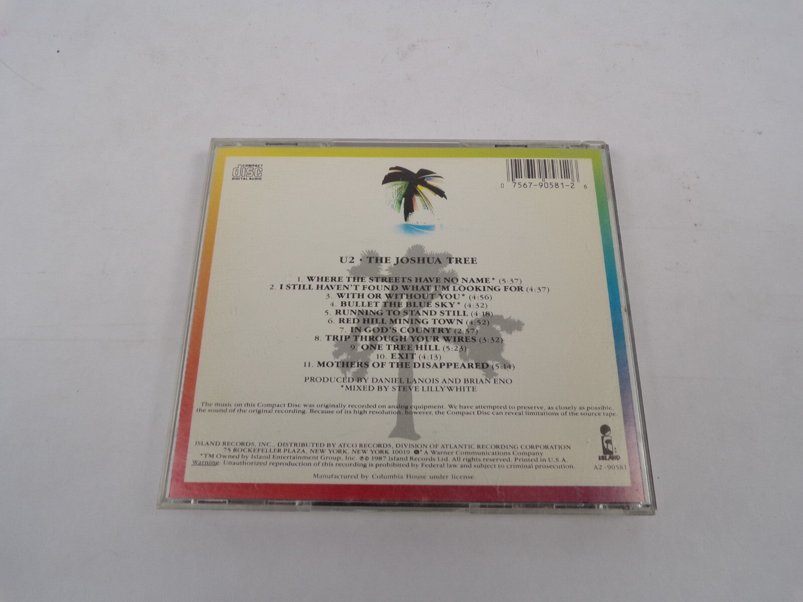 The Joshua Tree Where The Streets Have No Name With Or Without You Trip CD#26