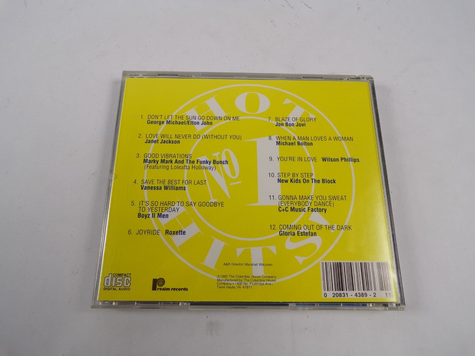 Hot No 1 Hits Don't Let The Sun Go Down On Me Good Vibrations Joyride CD#48