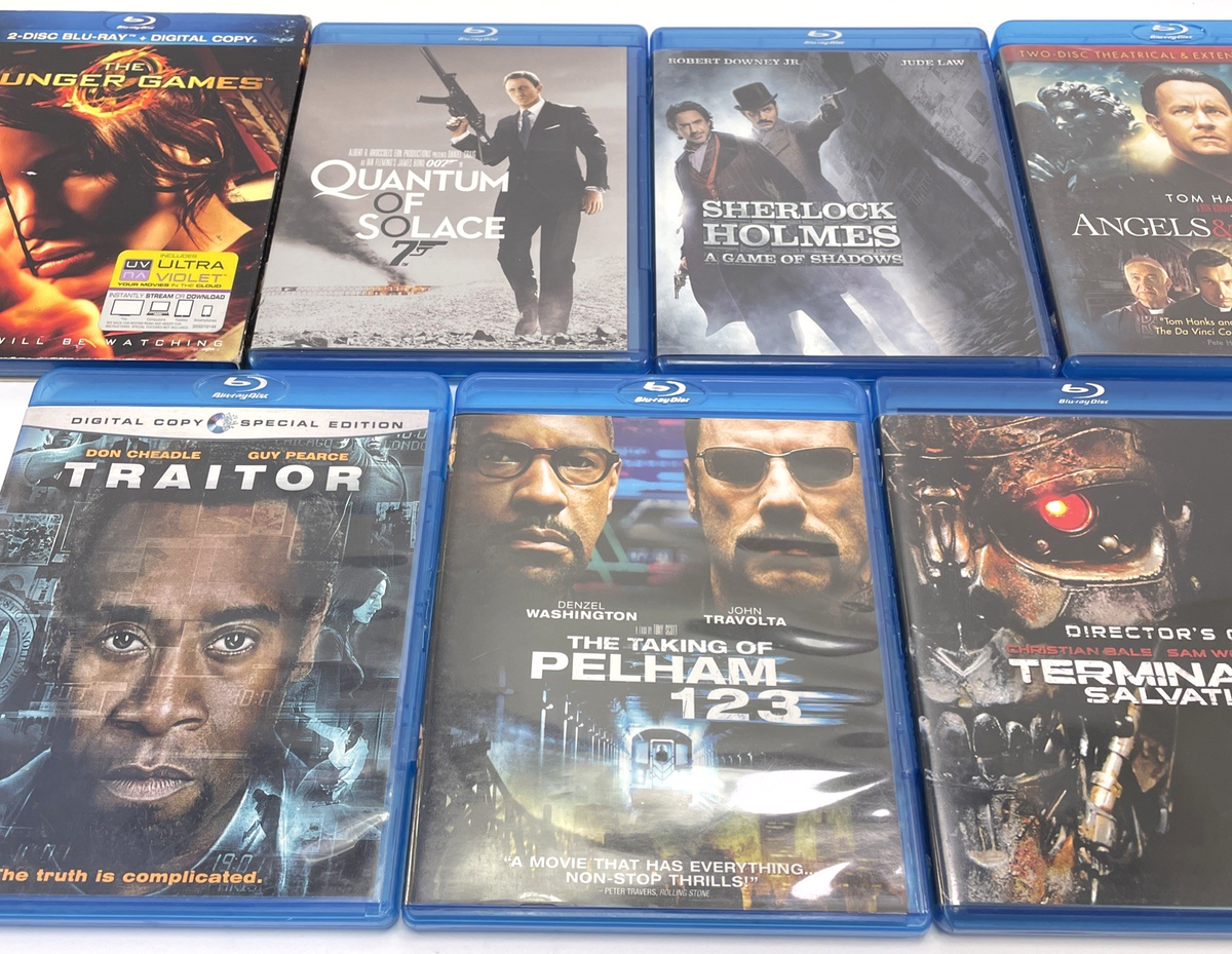 Action Thriller Blu-ray Lot of 7 Traitor, 007 Quantal of Solace, Terminator  +++