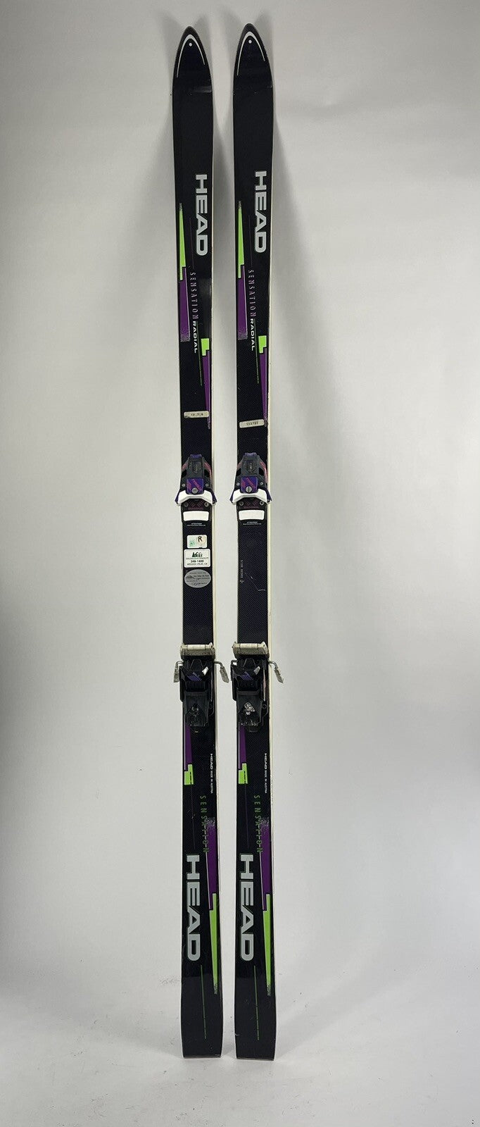 HEAD SENSATION RADIAL 197CM AUSTRIA SKIS + TYROLIA 590 DIAGONAL BINDINGS