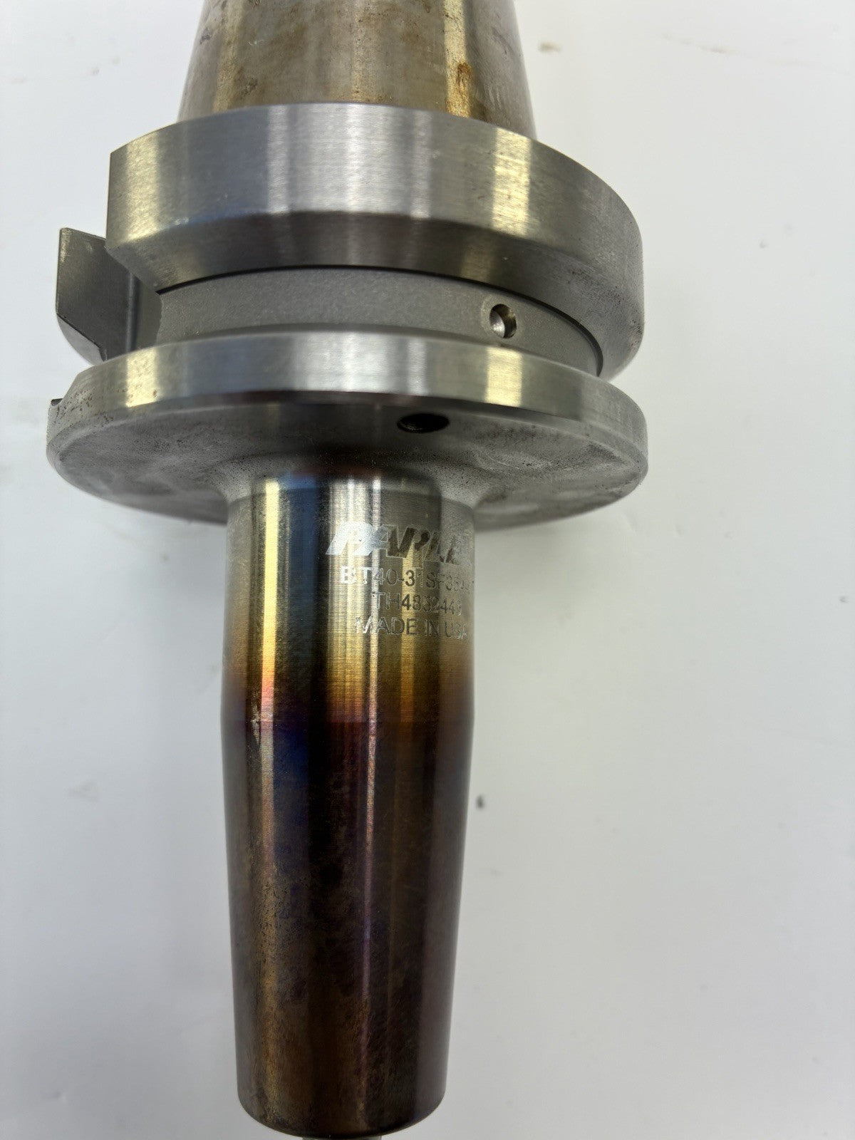 PARLEC BT40-31SF354-9 BT40 5/16" Shrink Fit Holder 3.54" w/ End Mill
