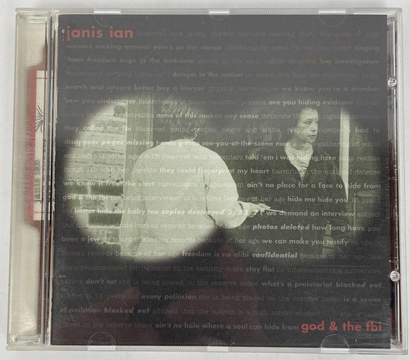 Janis Ian - God & The Fbi  Digital Audio CD - 2000 Windham Hill Records - HI