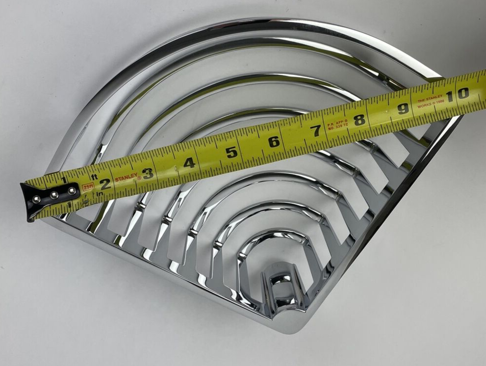 Rubi SOLIGO Maya RMA912CP chrome corner shower soap holder