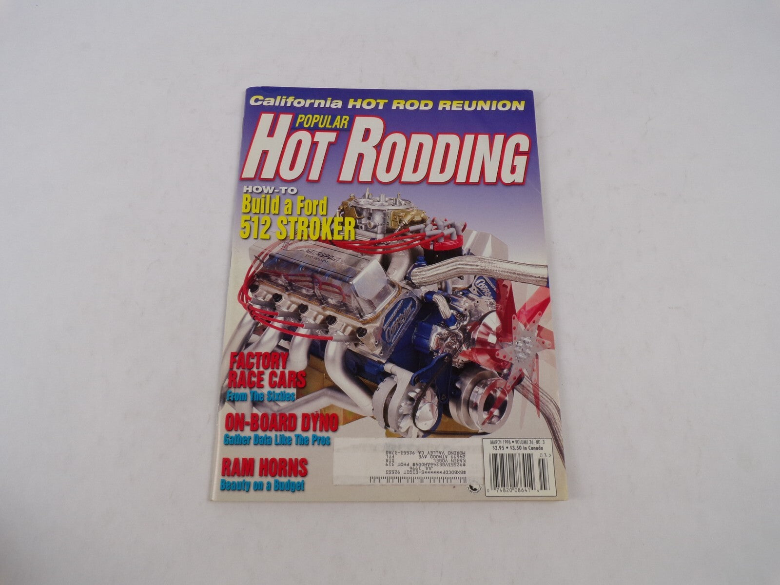 March 1996 Hot Rodding Magazine Build A Ford 512 Stroker California Hot Rod Reu