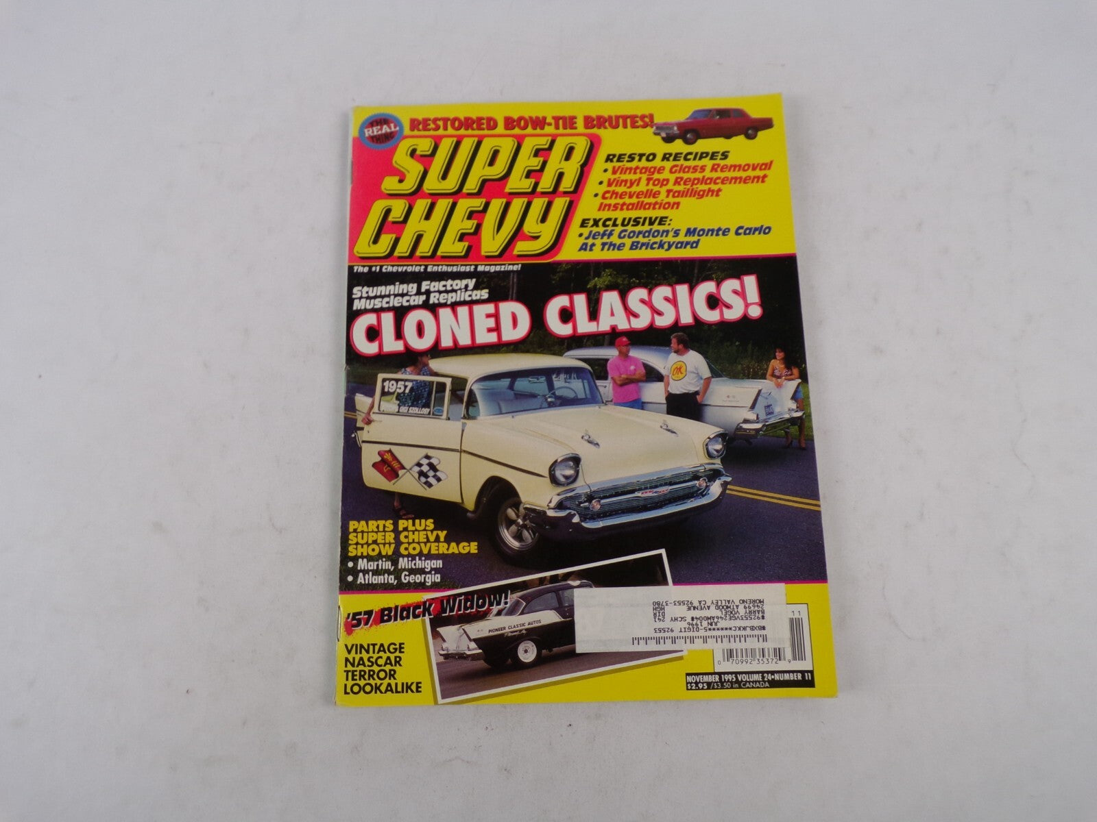 November 1995 Super Chevy Cloned Classics! Stunning Factory Musclecar Replicas