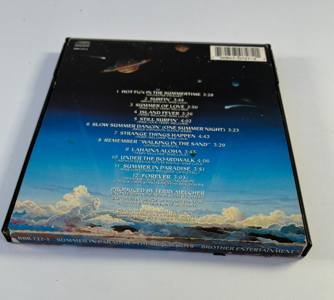 The Beach Boys - Summer in Paradise - CD (Brother Records 1992) Album