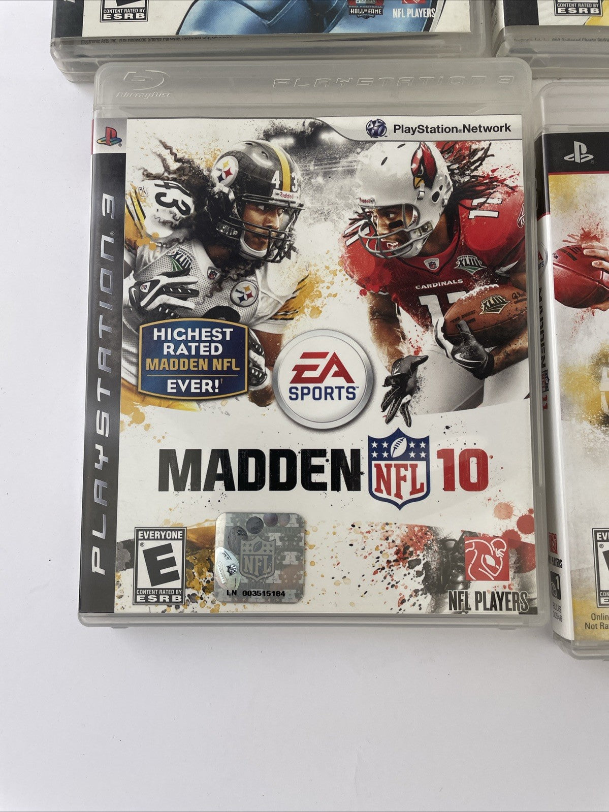 Madden PlayStation PS3 Video Games, Madden NFL 8, 9, 10. 11 - Guaranteed to Work