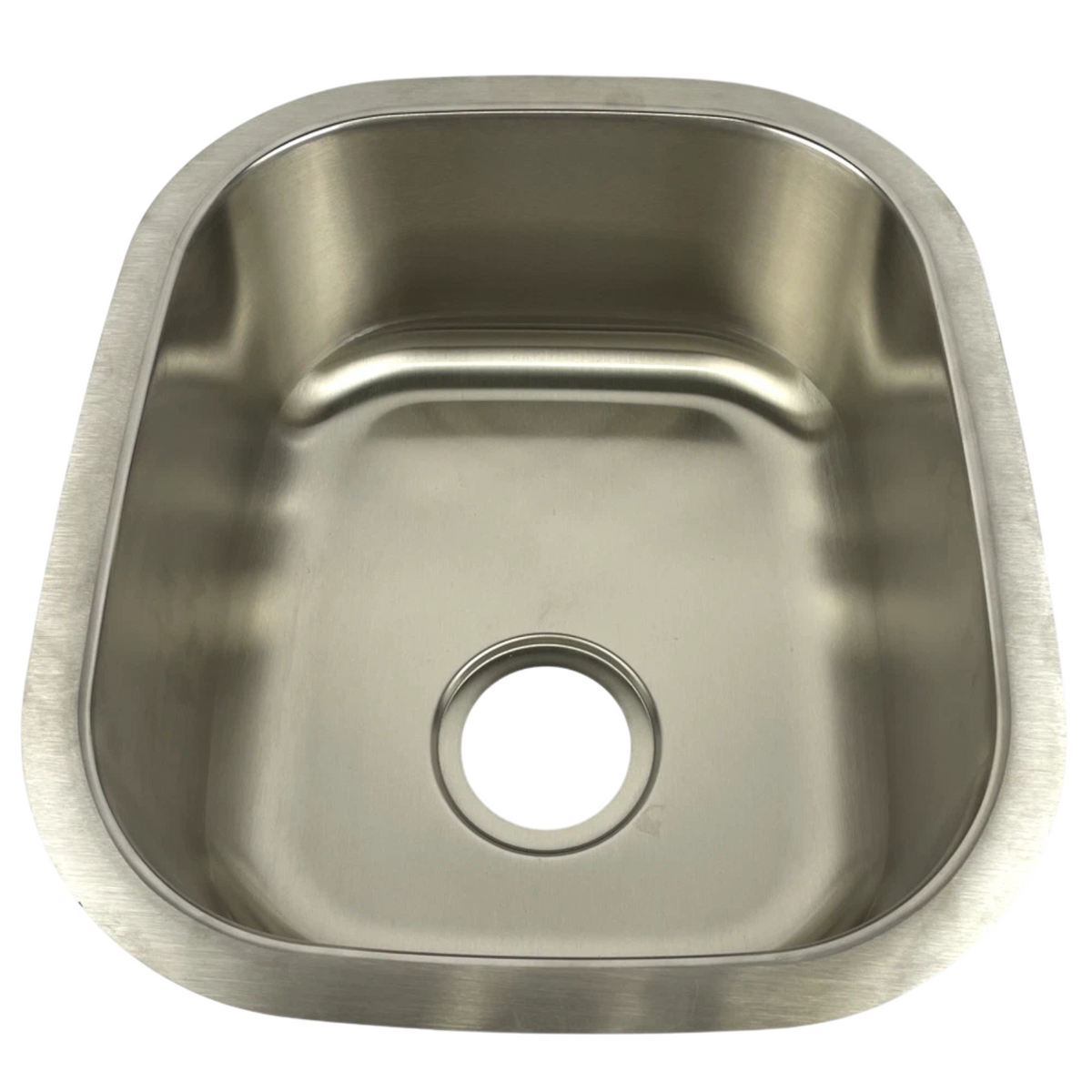 Julien J18 Stainless Steel Single Bowl Undermount Rectangular Kitchen Sink 16 in