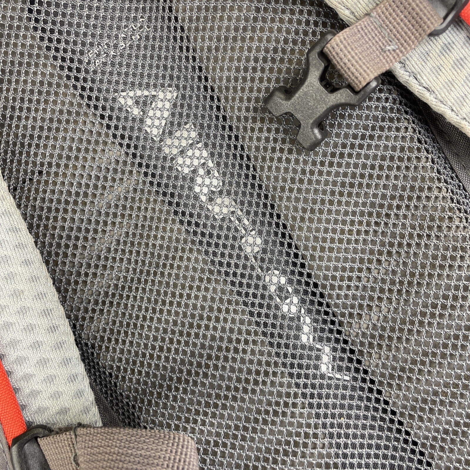 High Sierra Visalia gray hydration backpack with adjustable straps and mesh back panel.