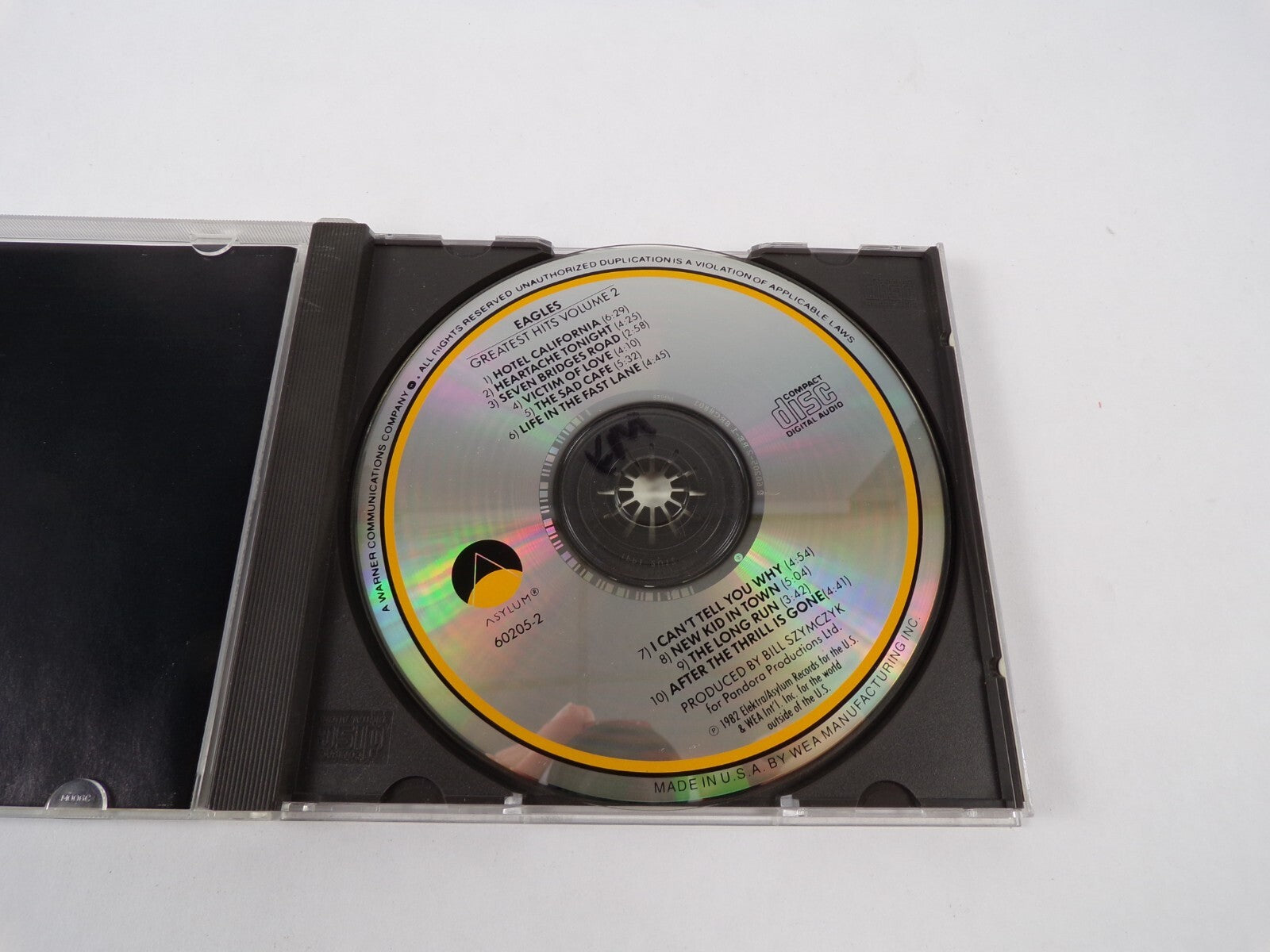 Eagles Greatest Hits Hotel California Heartache Tonight Seven Bridges Road CD#27