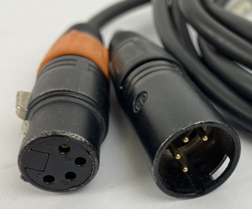 Neutrik Audio premium male (cut) to female microphone cable mic cord Gold XLR