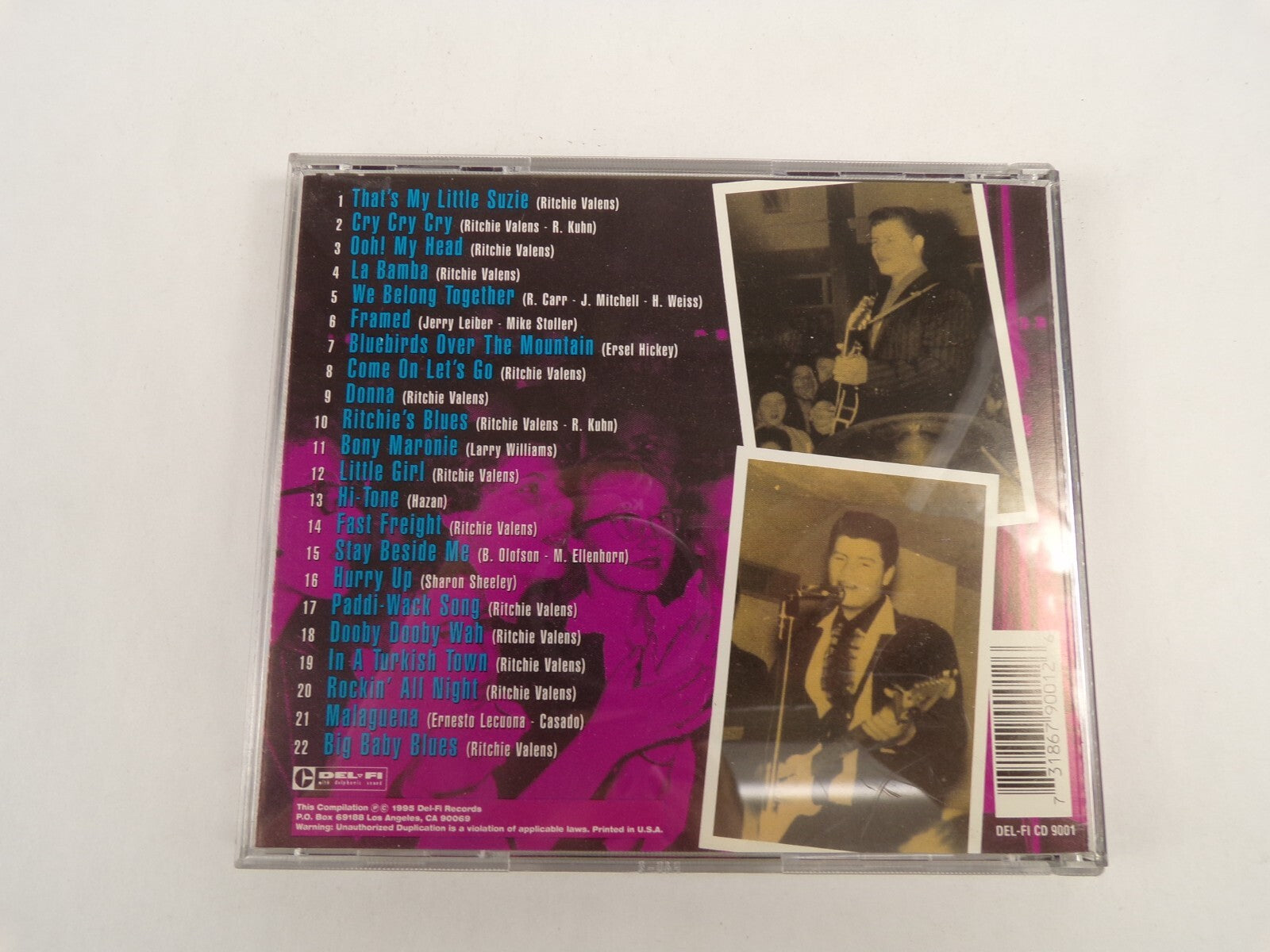 Rocking All Night The Very Best Of Ritchie Valens Thats My Little Suzie CD#51