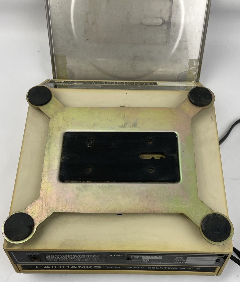 Fairbanks Electronic Counting Scale Model 45-7015 Nominal Capacity 100 x .05 lbs