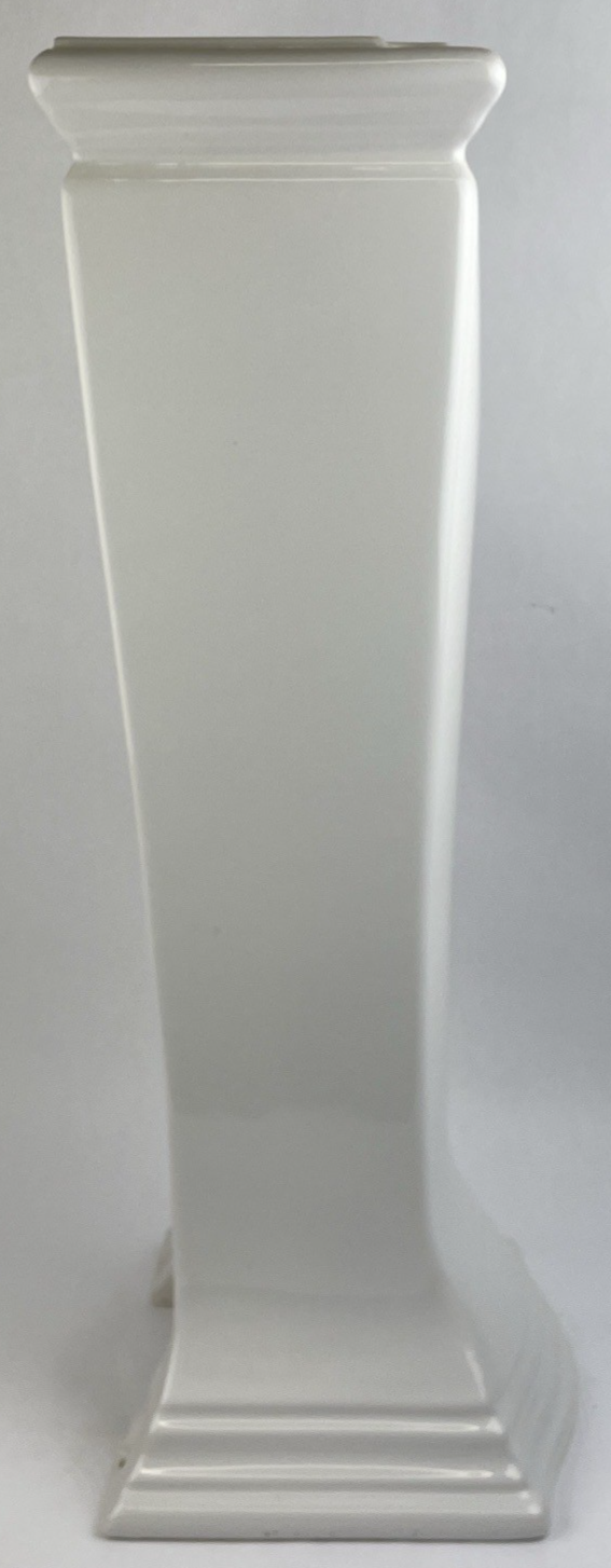 The Imperial Bathroom Co. Chateau White Ceramic Pedestal Sink Pedastal Base ONLY