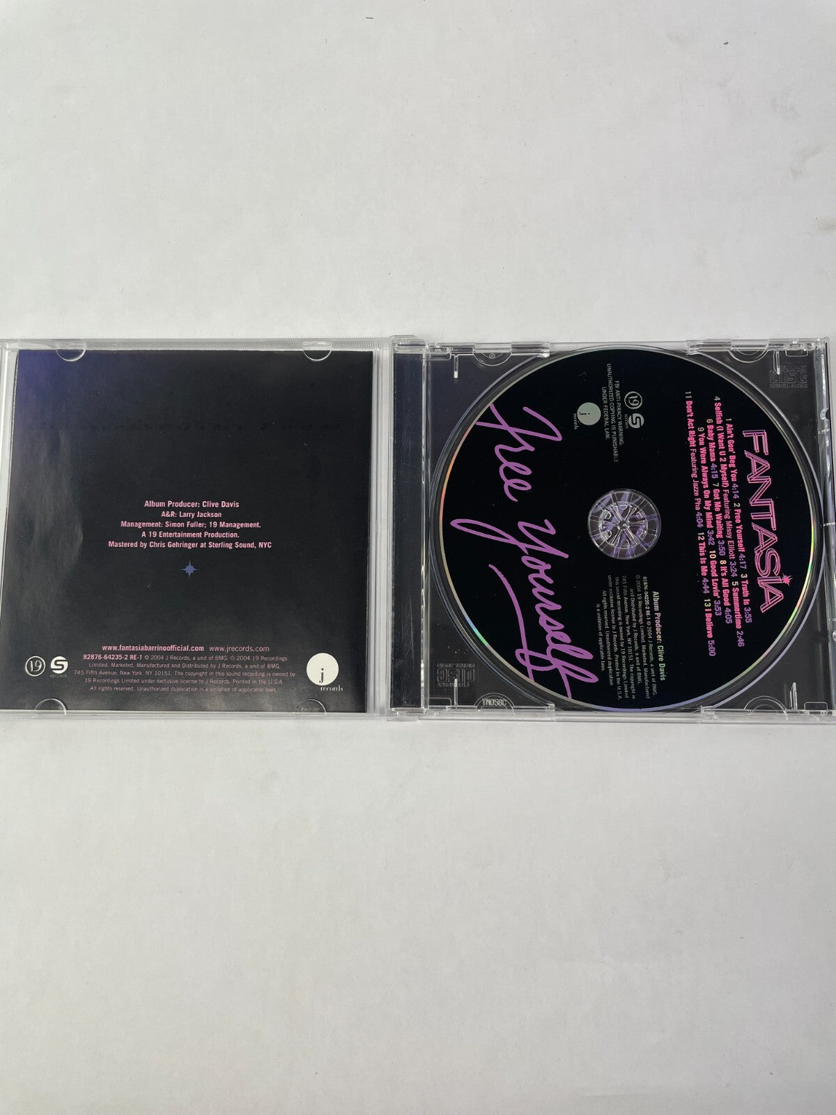 Fantasia Free Yourself  Ain't Gon Beg You Free Yourself Truth Is Selfish CD#73