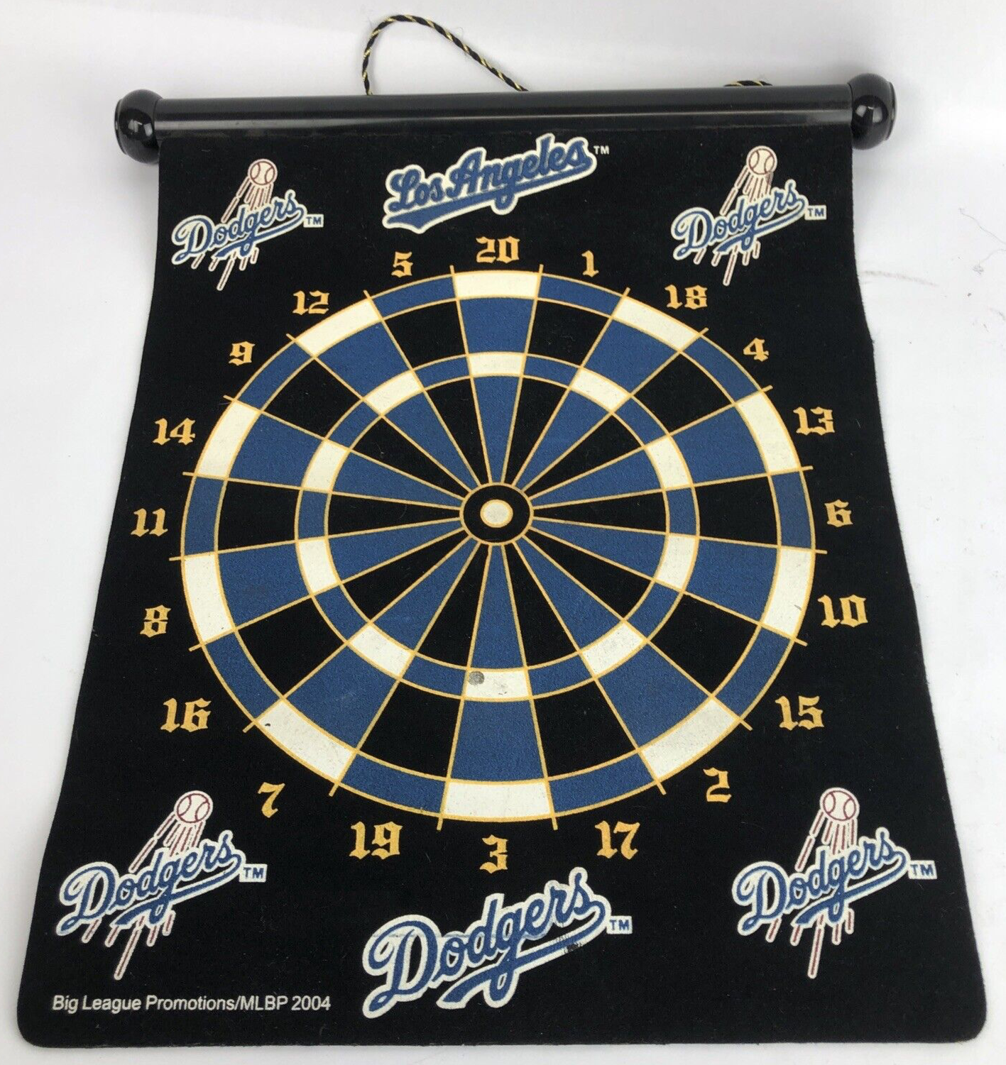 Rare MLB Los Angeles Dodgers MAGNETIC DART BOARD - 2004 Big League Productions