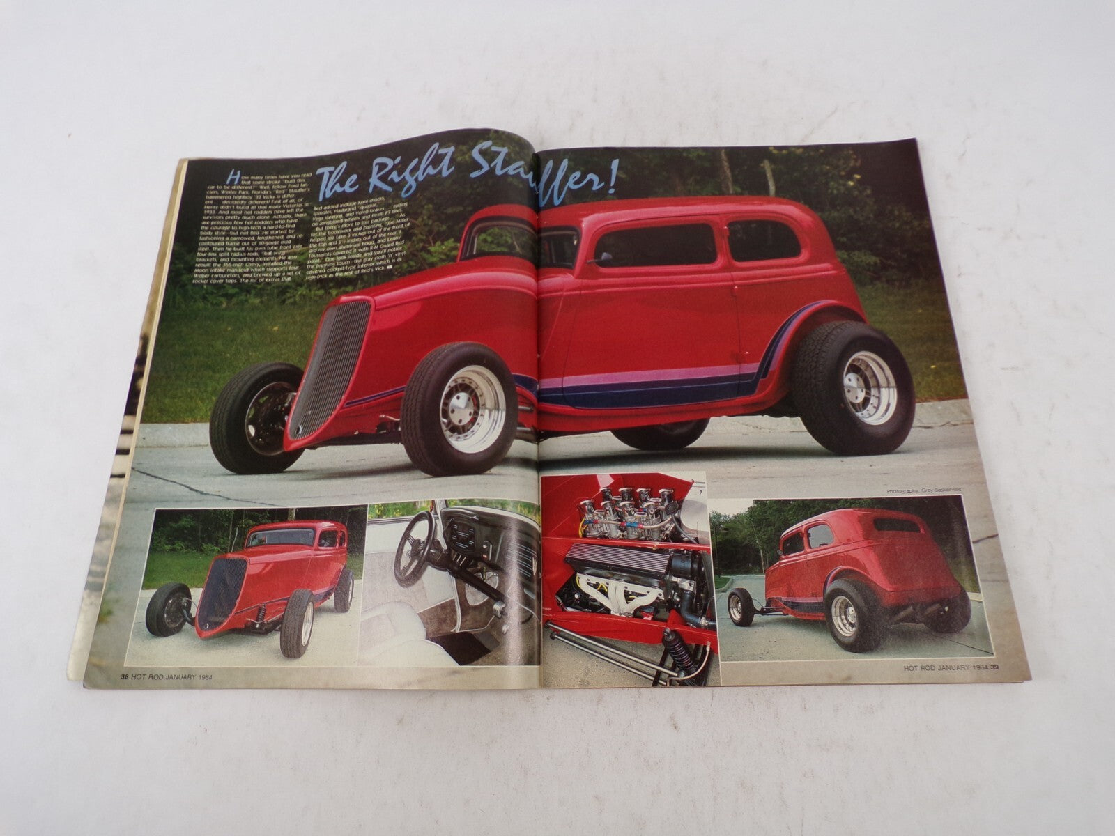 June 1991 Hot Rodding Magazine Bonus Pull-Out! 1984 Racing Calender Mustang/Cam
