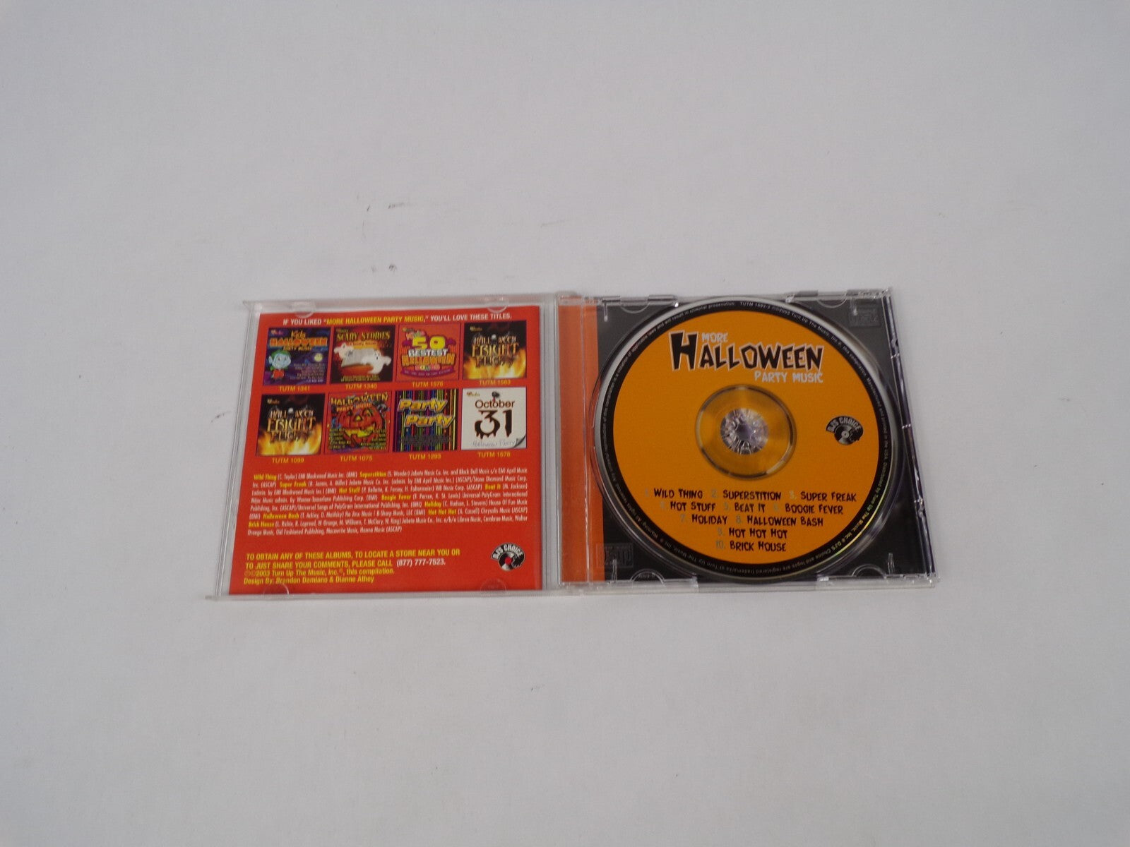 More Hallowen Party Music Wild Thing Superstition Super Freak Hot Stuff CD#67