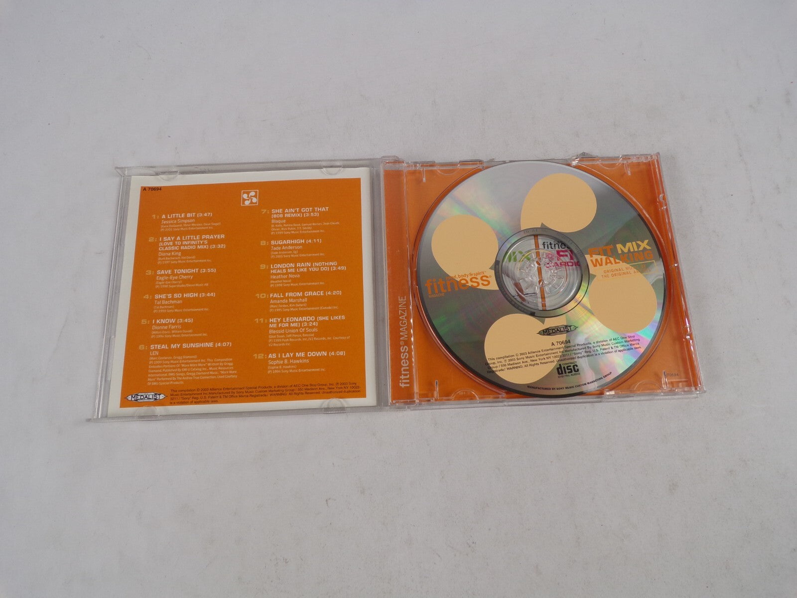 Mind, Body&Spirit Fitness Magazine Fitmix Walking Original Music By The OriCD#31