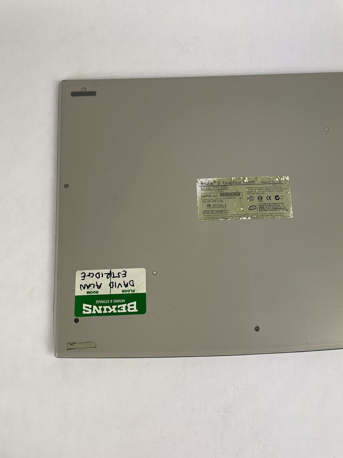 Wacom Intuos 3 PTZ-930 9x12 Graphic Drawing Tablet Only Tested