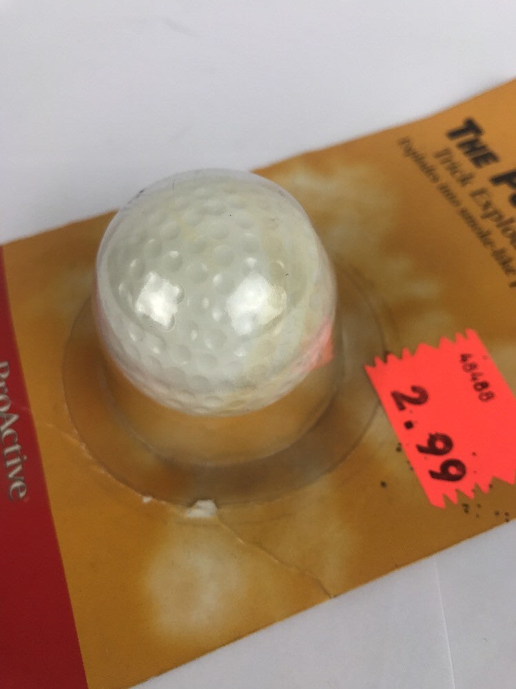 ProActive Sports Trick Exploder exploding golf ball vintage novelty golf collectible gag gift display item