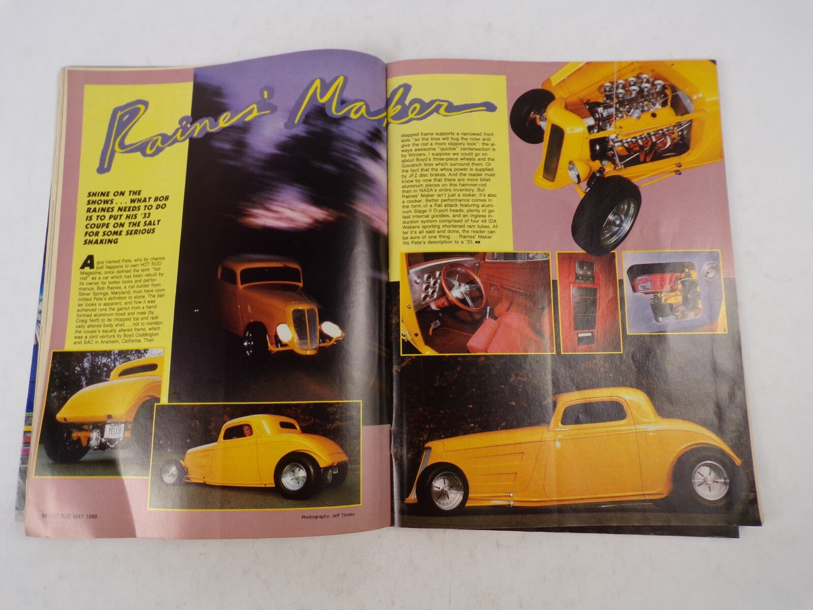 June 1991 Hot Rodding Magazine BV6 Beast Corvette! Custom Paint New Desigs Pear