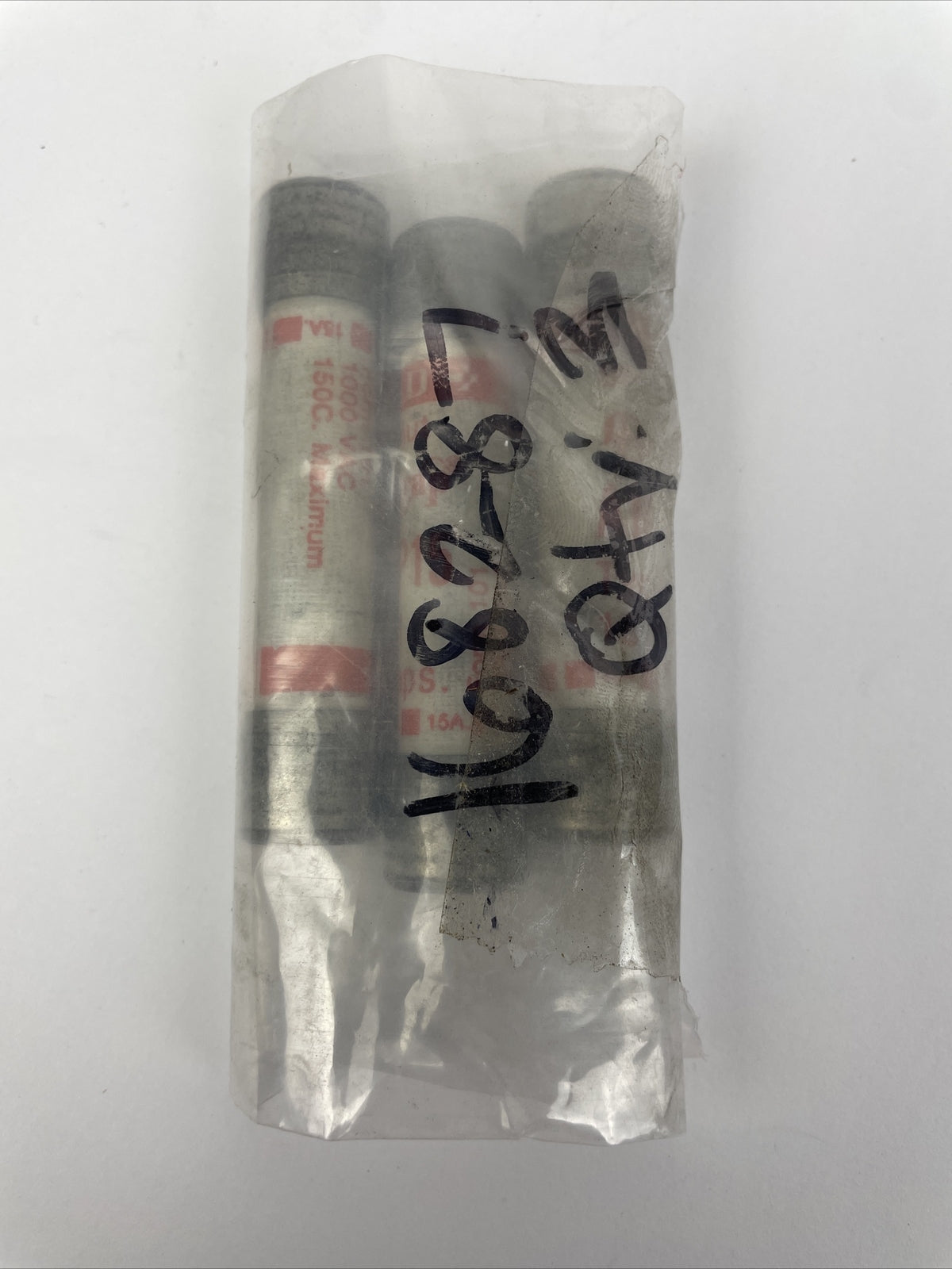 Lot of 3 x GOULD SHAWMUT FUSES A100P15 Type 1 15 AMPS Form 101 1000 VAC
