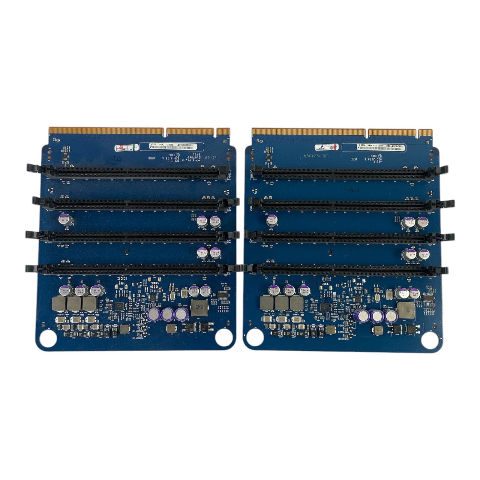 2 Genuine Apple Memory Riser Cards for A1186 Mac Pro 3,1 2008 820-2178-A