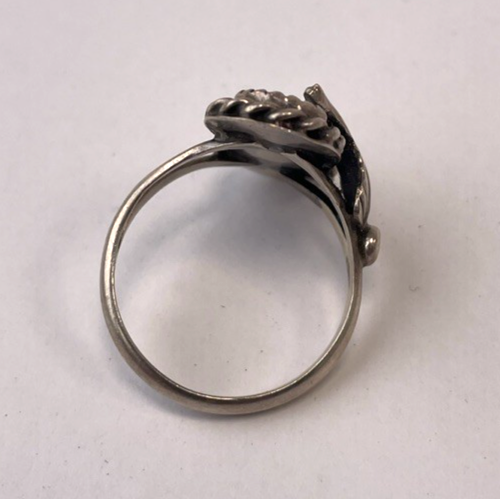 Vintage Navajo Native American Mother of Pearl 925 Sterling Silver Ring Size 6.5