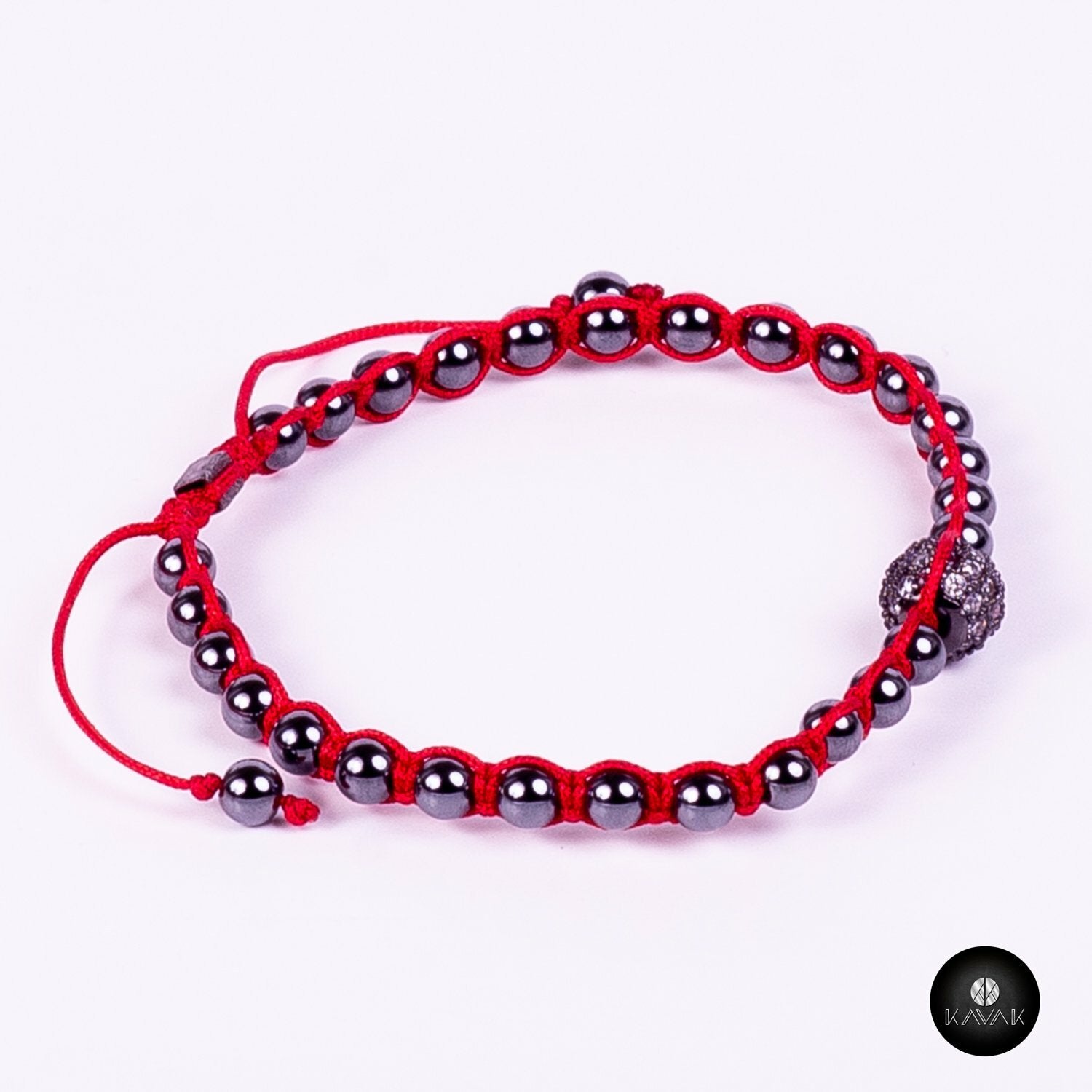 Kavak Handmade Bracelet Acerina Blood Fire Adjustable Women's Bracelet