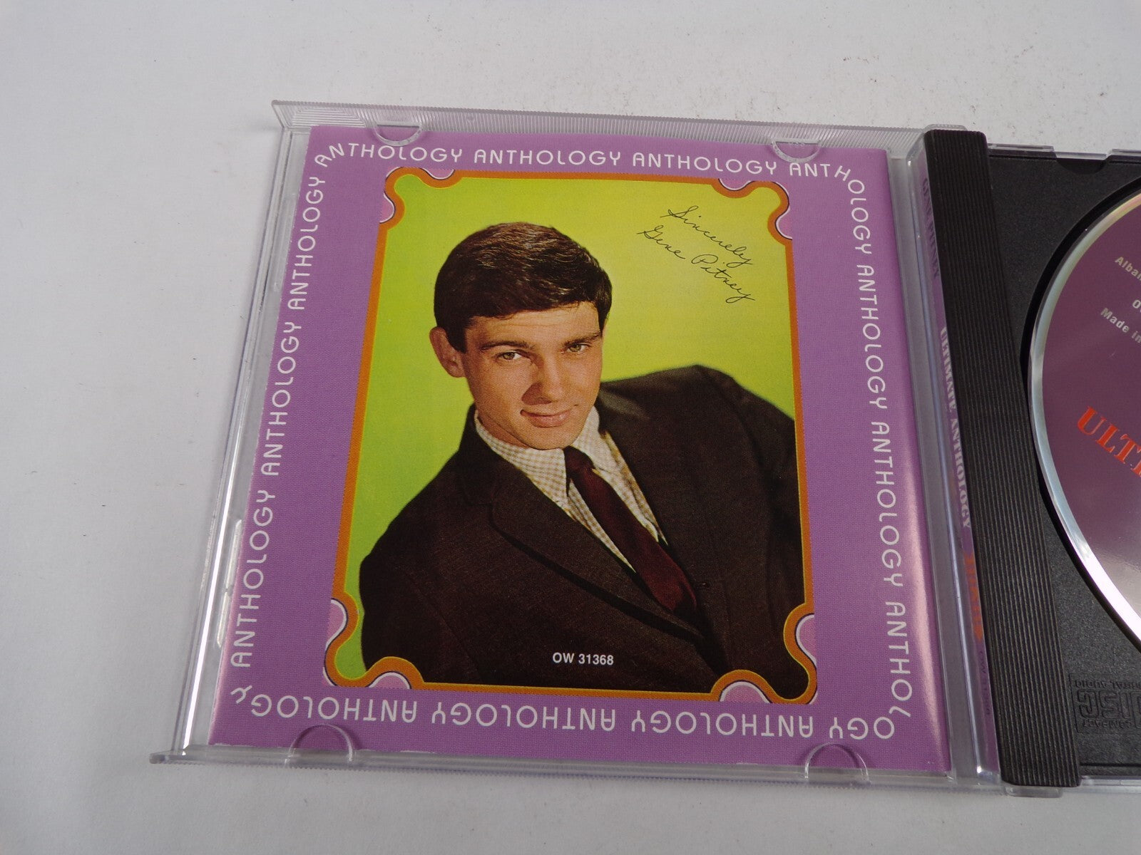 Gene Pitney Ultimate Anthology I Wanna Love My Life Away Town Without Pity CD#30