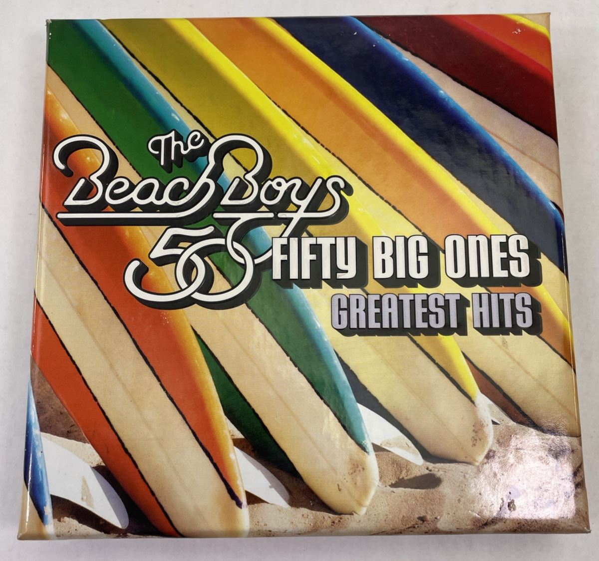 BEACH BOYS 50 Big Ones Greatest Hits 2 CD BOX 7 Postcards 24 page book 2012 NM