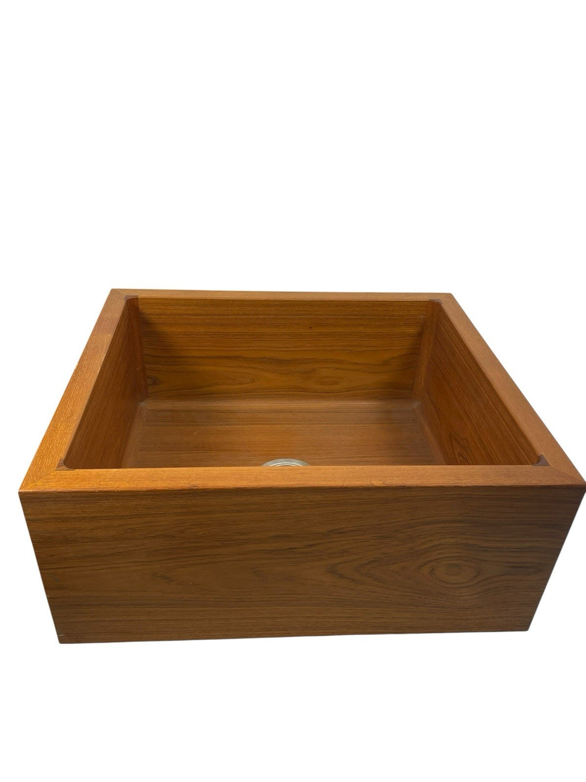 Teak Single Well Kitchen Sink Fine Handcrafted Wooden Kitchen Vanity Basin