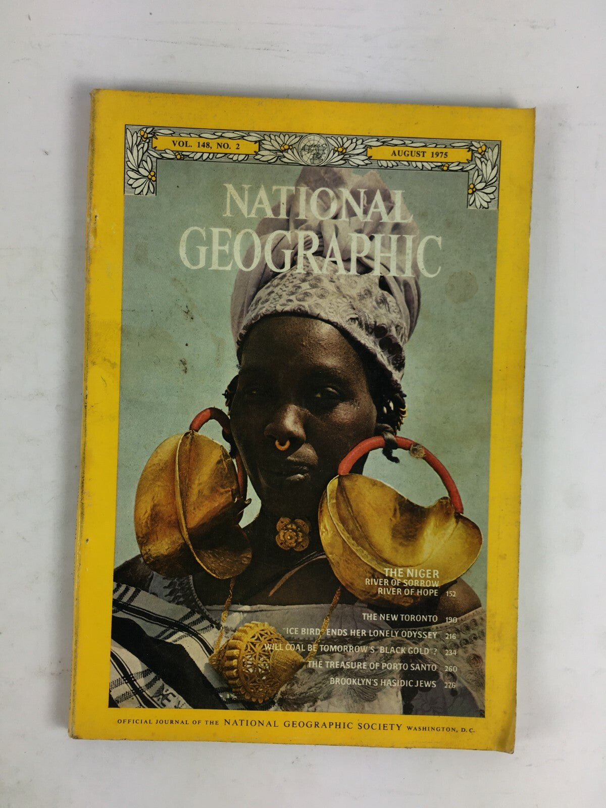 August 1975 National Geographic Magazine The Niger River of Sorrow River of Hope
