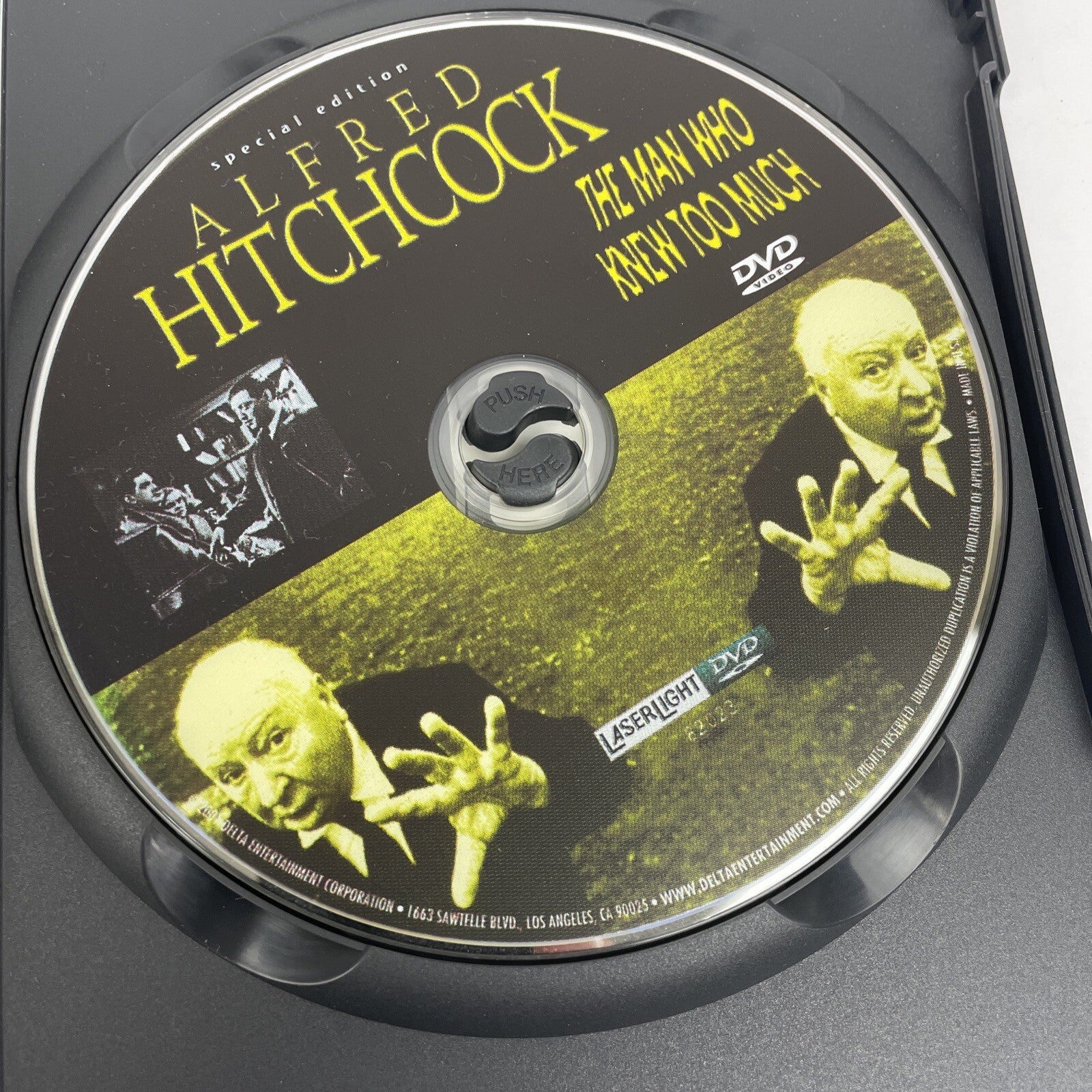 THE MAN WHO KNEW TOO MUCH DVD Video ALFRED HITCHCOCK SPECIAL EDITION