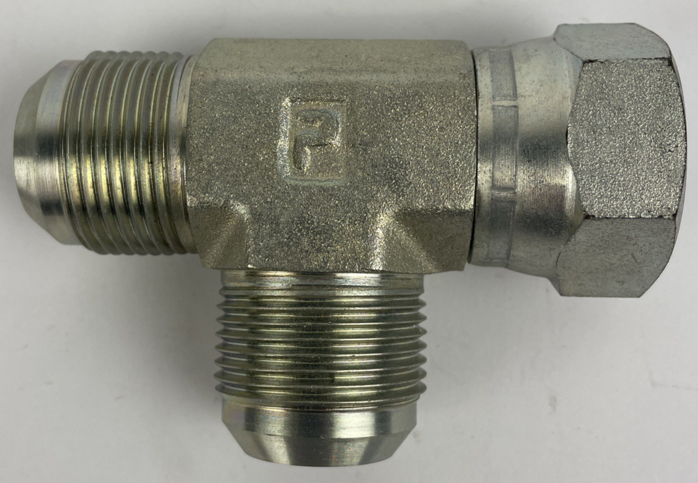 OEM PARKER HYDRAULIC TRIPLELOK-S UNION TEE 1 1/4" Male  Male 37° Flare - Female