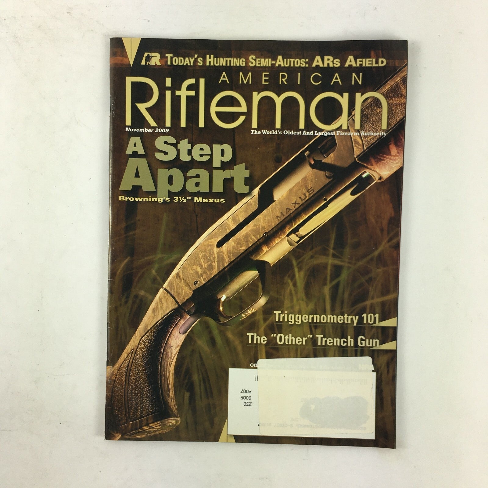 November 2009 American Rifleman Magazine A Step a part Triggernometry 101