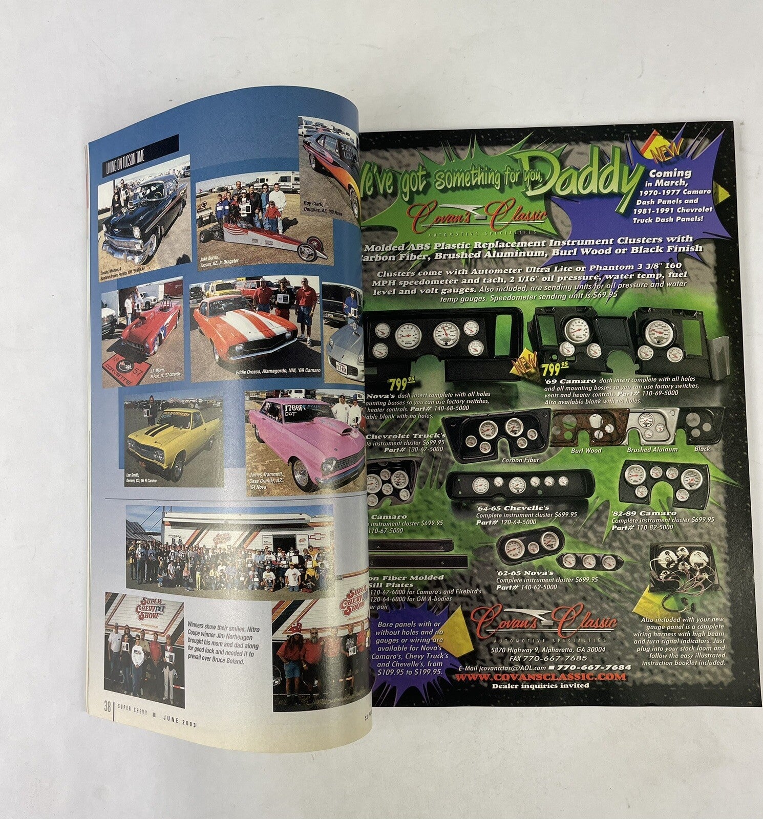 Lot of 12: SUPER CHEVY MAGAZINES Complete Full Set 12 issues Jan to Dec 2003