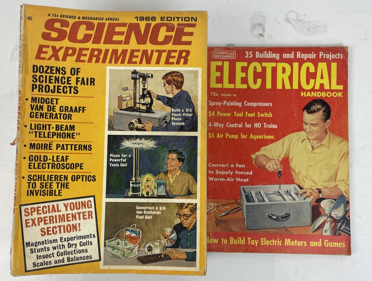 VTG Science Electronics Lot of 18 Magazine Issues 1960s 70s ASSORTED COLLECTION