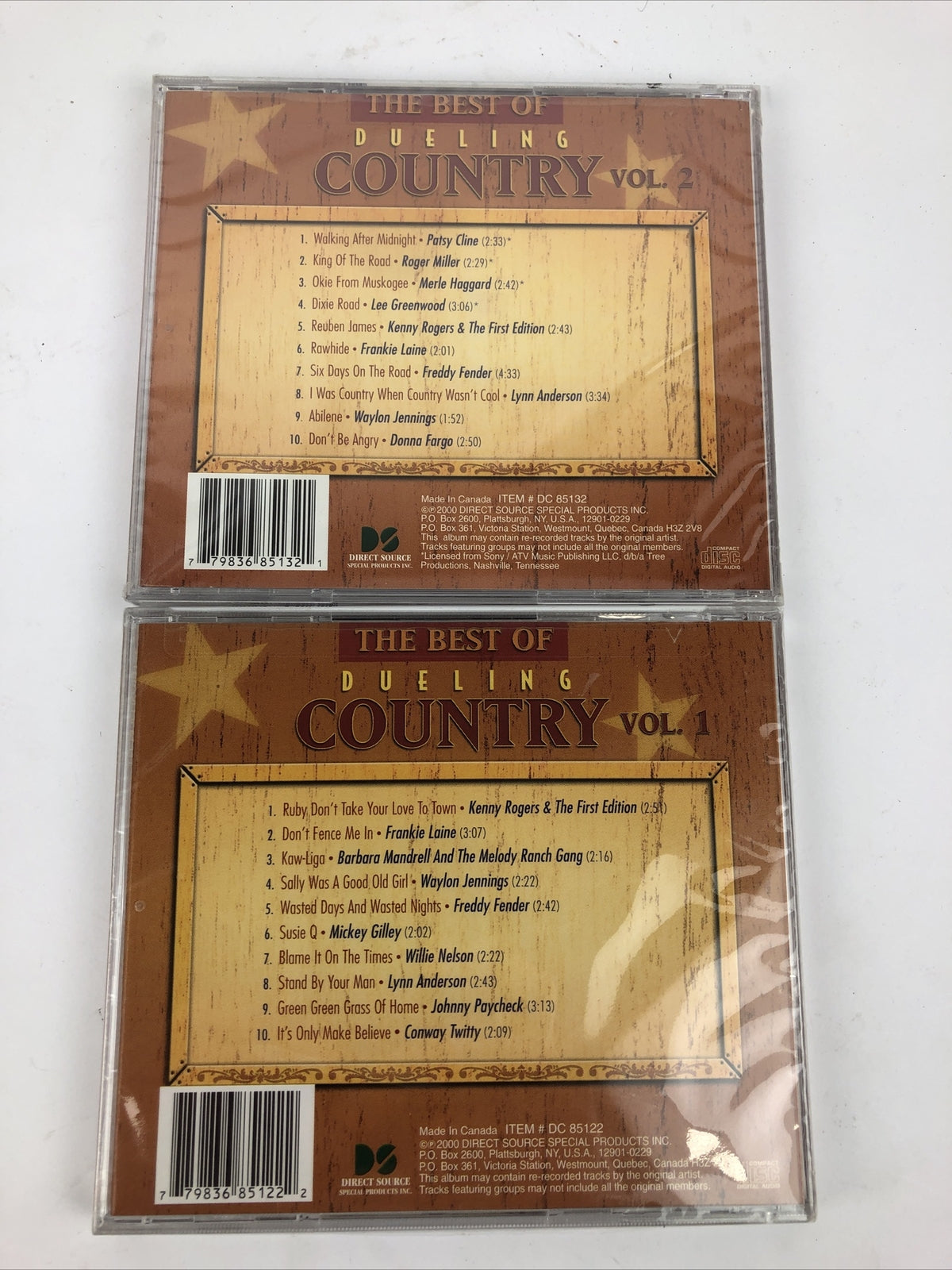 THE BEST OF DUELING COUNTRY Vol. 1 Vol. 2 - NEW SEALED 2 CD SET 20 Tracks     #7