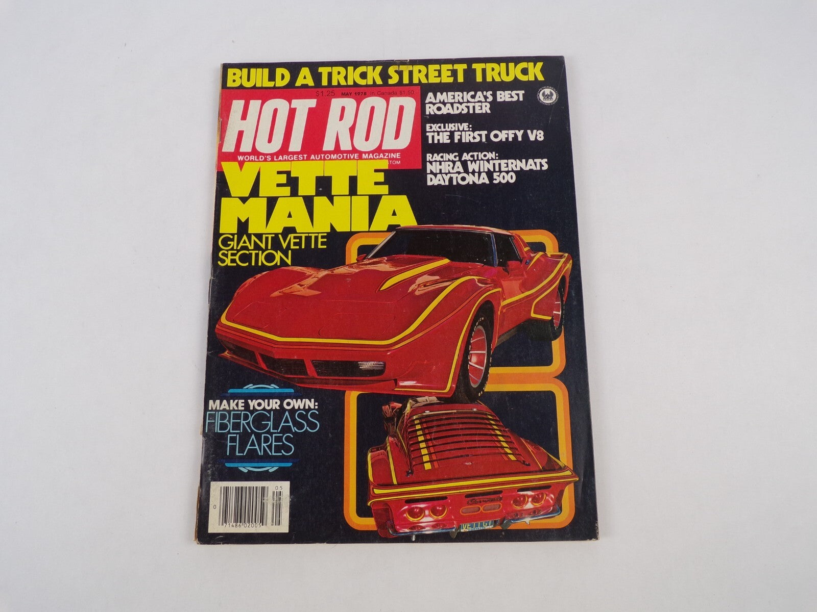 May 1978 Hot Rodding Magazine Build A Trick Street Truck Vette Mania Giant Vette